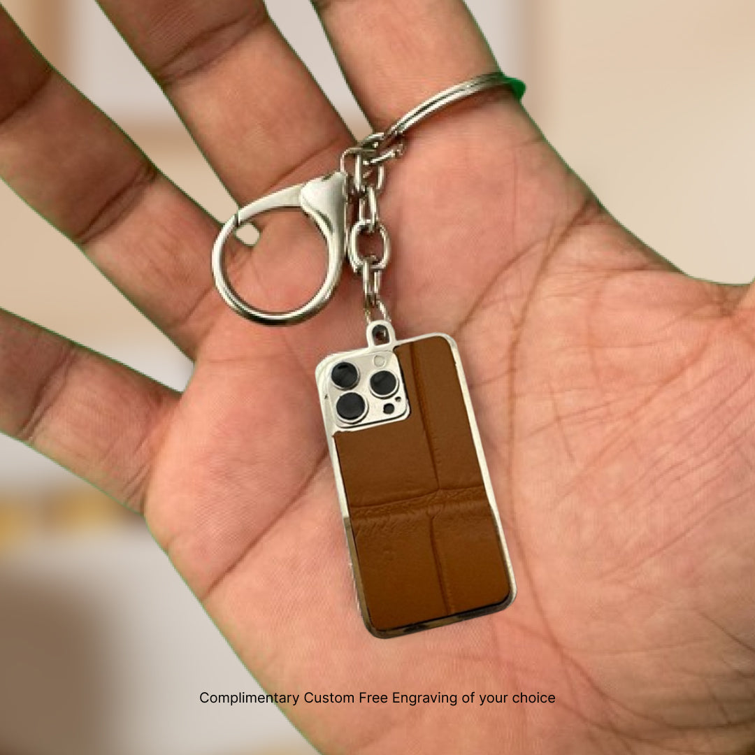 Brown Crocodile Keyring