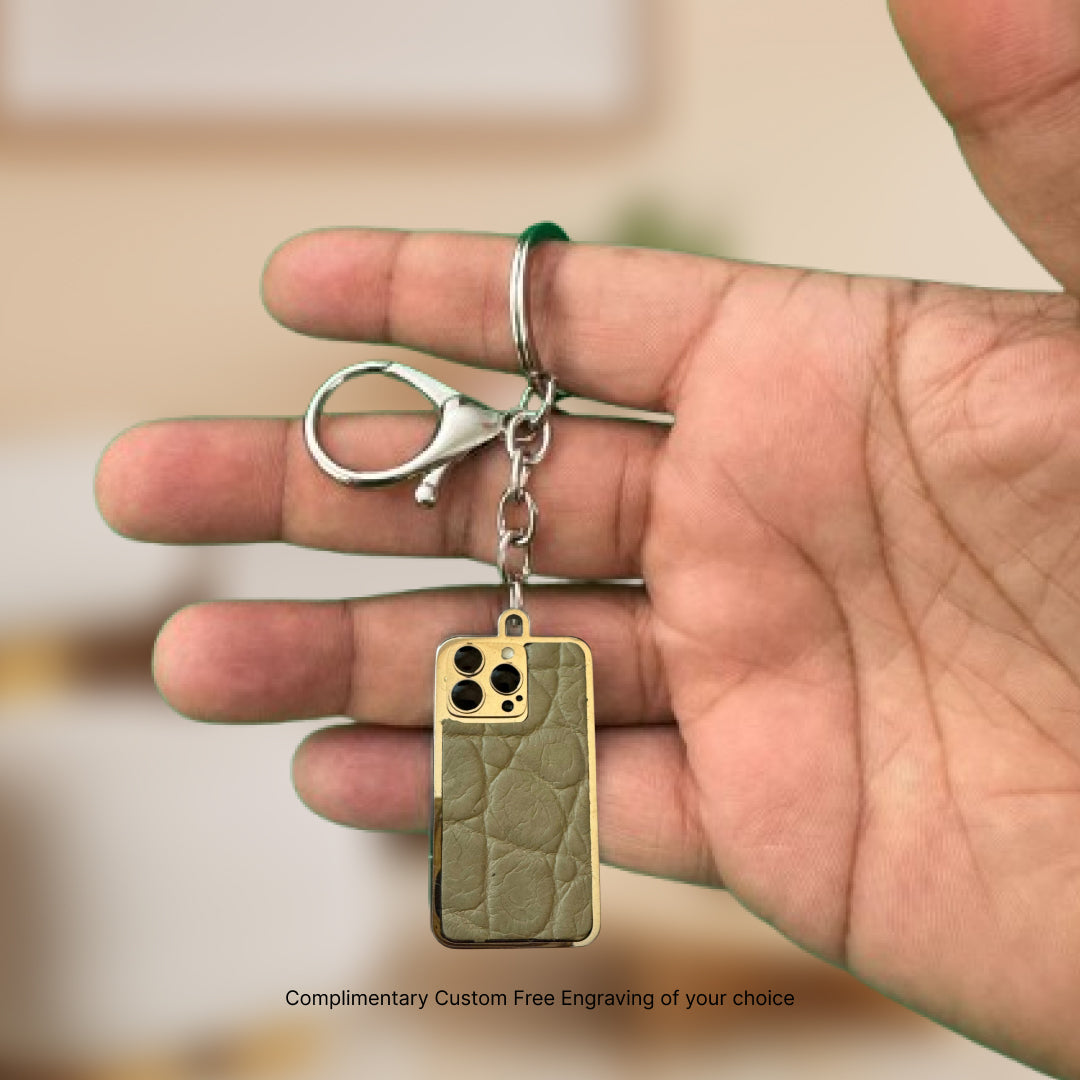 Coffee Crocodile Keyring