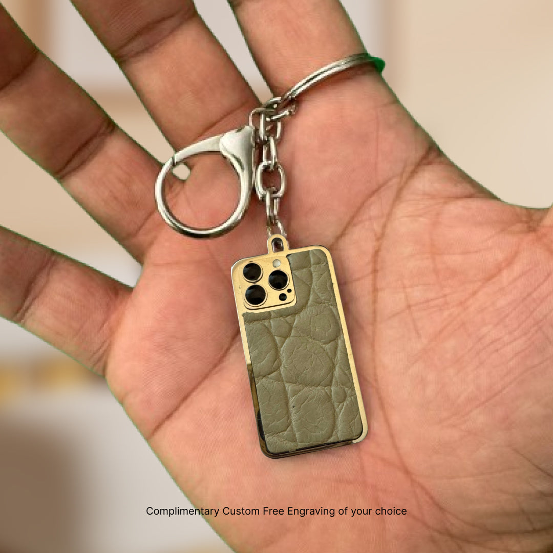 Coffee Crocodile Keyring