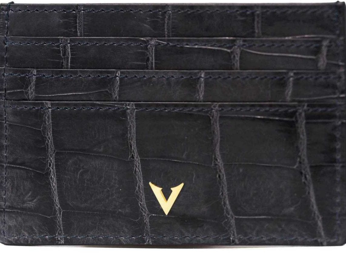 Luxury Leather Black Cardholder 