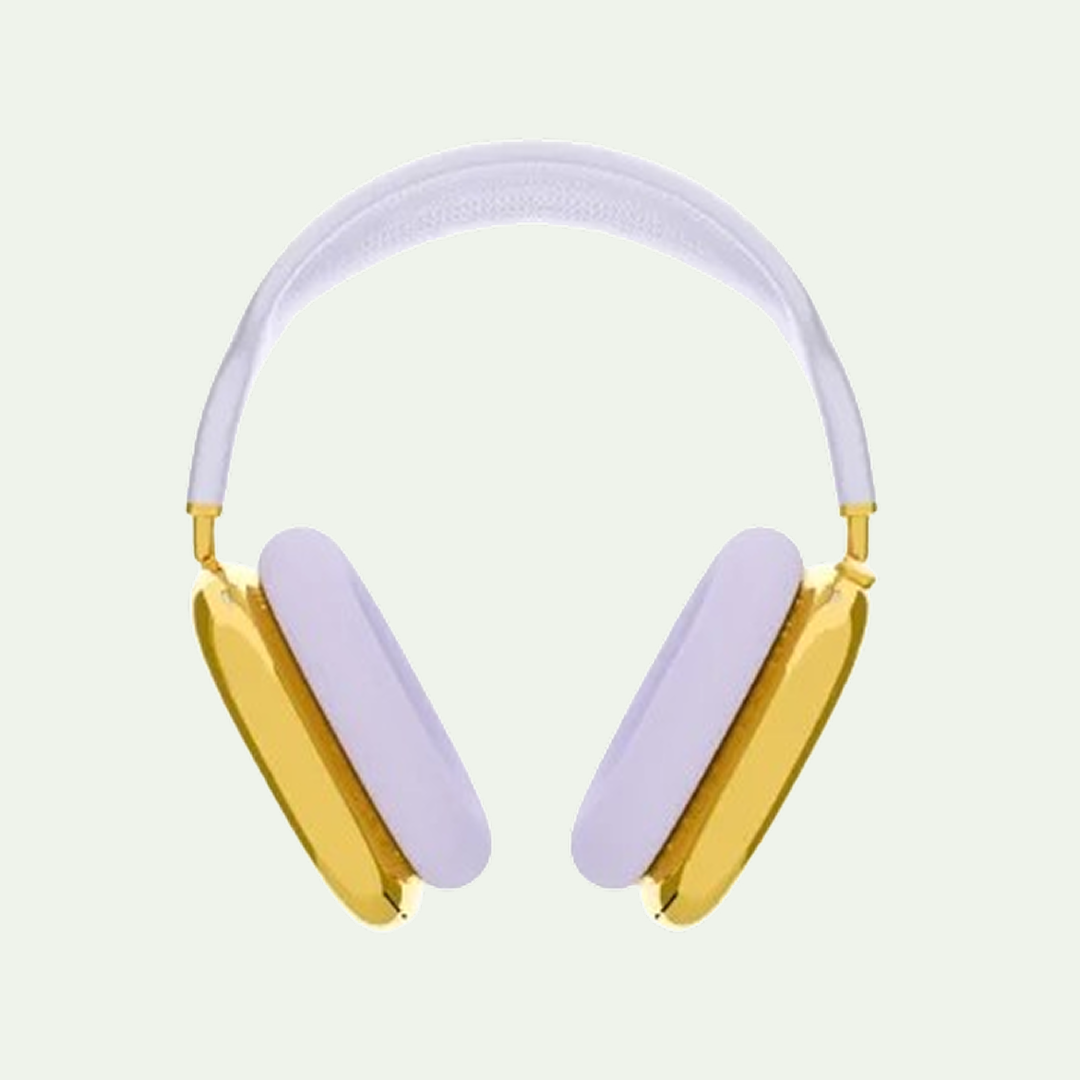 Purple Apple Airpod Max Gold Plated Edition