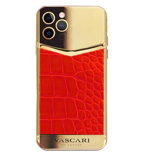 Gold iPhone Red Croc Pure Edition