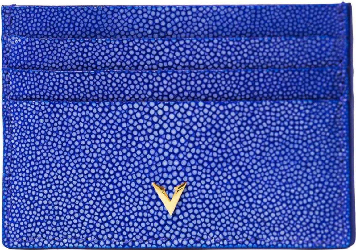 
Genuine Blue Stingray Leather Cardholder
