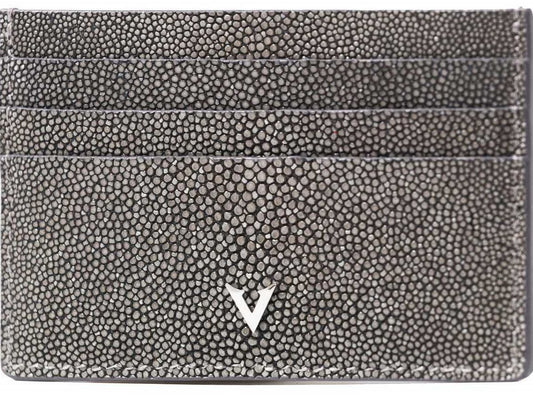 Genuine Grey Stingray Leather Cardholder
