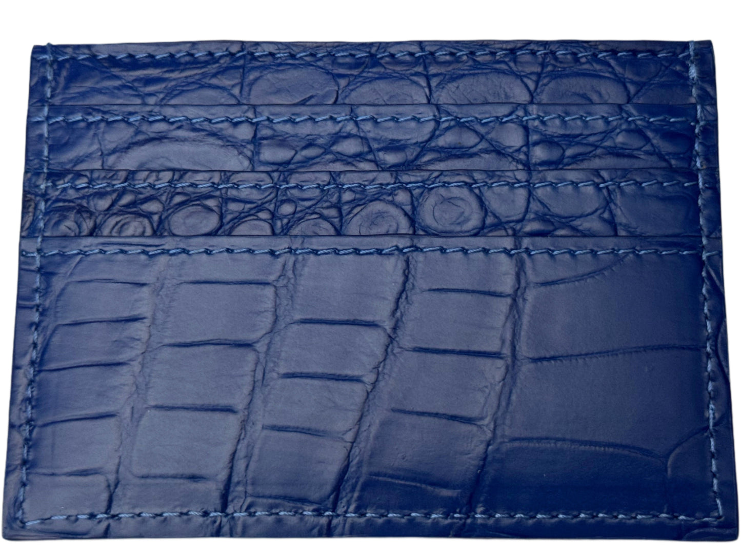 Blue Leather cardholder