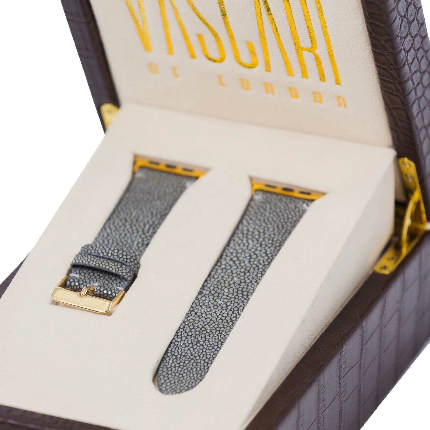The Westminster Stingray Apple Watch Strap Rare View