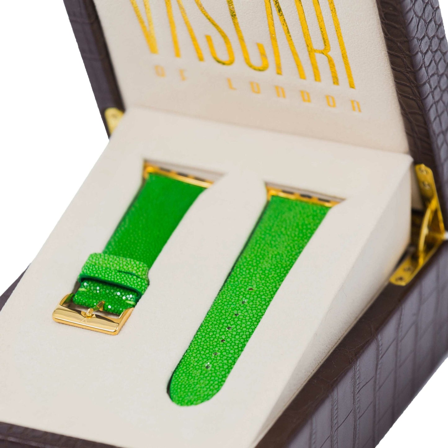 The Hyde Park Stingray Apple Watch Strap Rare View
